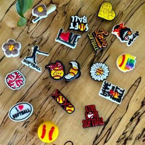 🥎 Softball Croc Charms - Choose Your Charms!
